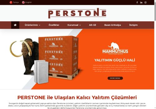Perstone - Yalıtım Ürünleri ve Çözümleri