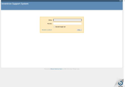 Inventron Support System