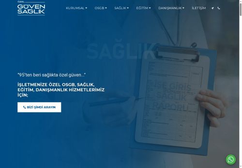 Özel Güven Sağlık | İzmit OSGB - SAĞLIK - EĞİTİM - "95'ten beri sağlıkta özel güven..."