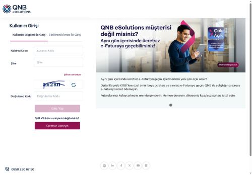 QNB eSolutions Portal