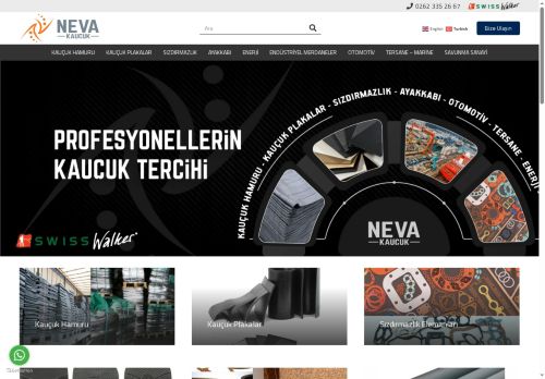 Neva Kauçuk :: Swiss Walker | Kauçuk Hamuru, Kauçuk Plakalar, Kauçuk Conta