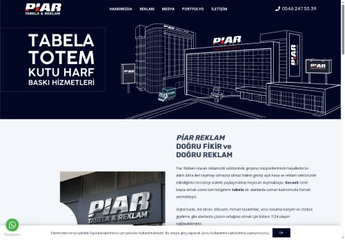 Kocaeli Tabela, Işıklı Kutu Harf, Baskı Firması Piar Reklam, Kocaeli-İzmit