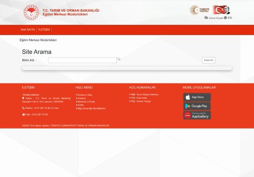 Uluslararası Tarımsal Eğitim Merkezi Müdürlüğü