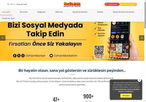 Özhan Marketler Zinciri, Siz Nerede Biz Oradayız