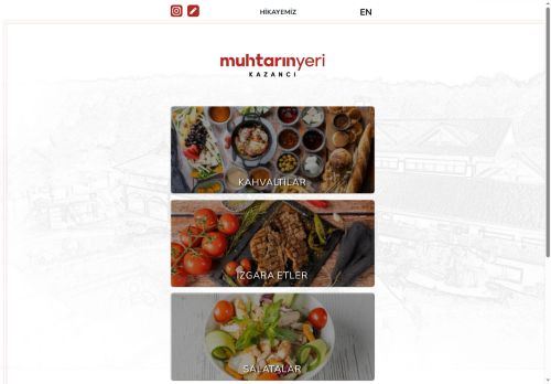 Muhtarın Yeri – Kazancı – Dijital QR Menü