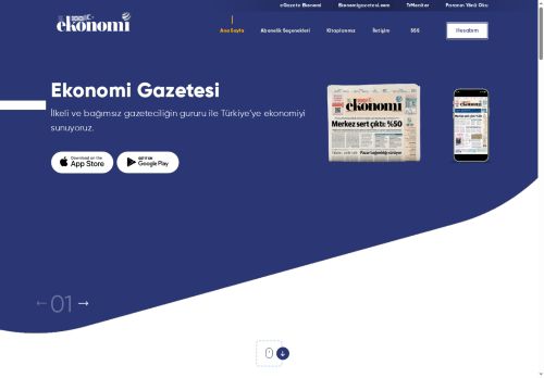 Abonelik Anasayfa - Ekonomi Gazetesi