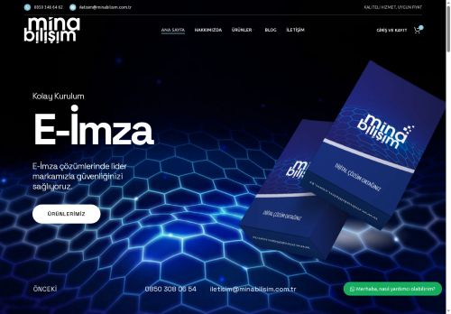 Ana Sayfa - Mina Bilişim Danışmanlık Ltd. Şti.