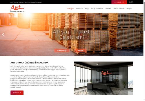 ANT Orman Ürünleri Gebze, Palet, Ahşap Fiber Optik Kablo Makaraları