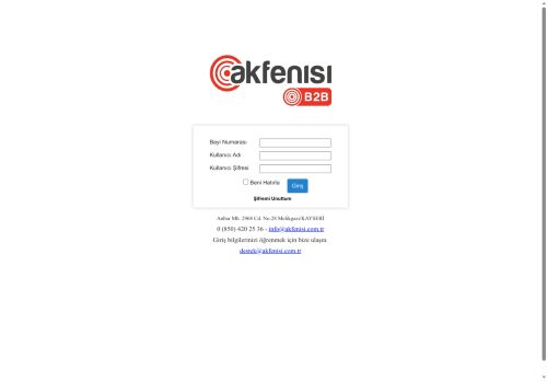 Bayi Sistemi Girişi | Akfen Isı