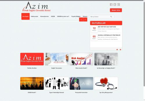 Azim Osgb - Ortak Sağlık ve Güvenliği Birimi