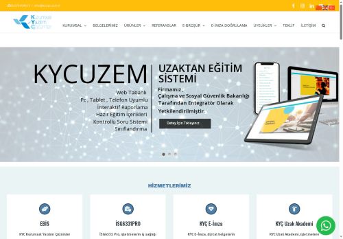 İBYS - Anasayfa - Kurumsal Yazılım Çözümleri - Uzaktan Eğitim Sistemi