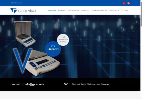 GOLD VİBRA Elektronik Terazi, Döküm ve Lazer Sistemleri
