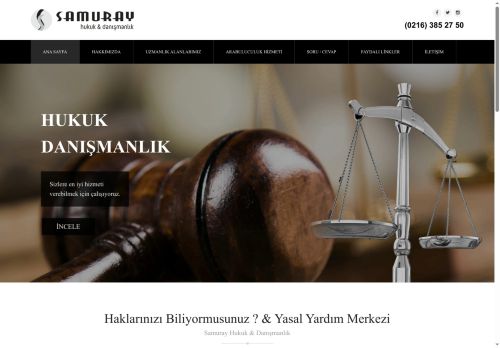 SAMURAY Hukuk & Danışmanlık | Arabuluculuk Hizmeti | Hukuk Bürosu