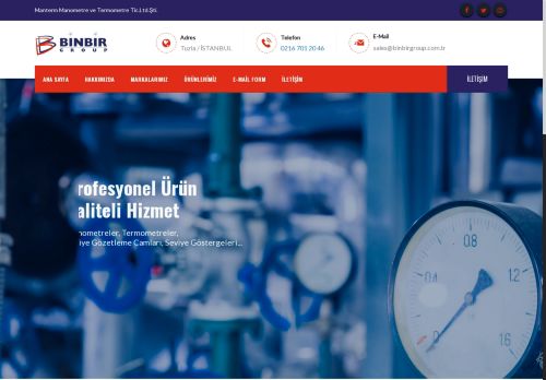 Binbir Group | Manterm Manometre ve Termometre Tic. Ltd. Şti.