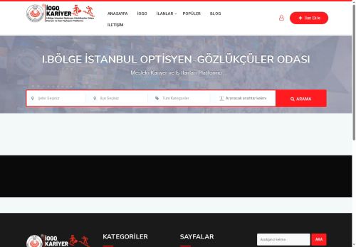 İOGO Kariyer ve İlan Sayfası