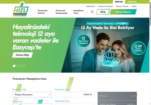 Ana Sayfa - Hızlı Finansman - Türkiye Finans
