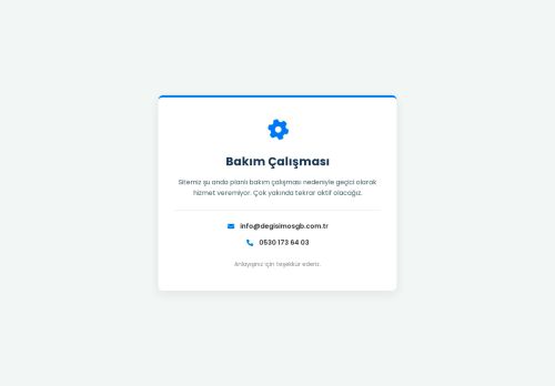 Değişim OSGB - Bakım Çalışması
