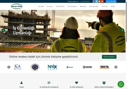DÜNYA OSGB:KALİTE VE GÜVEN DÜNYASI-İSTANBUL