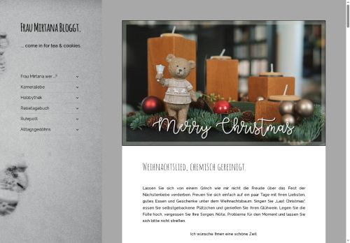 Frau Mirtana bloggt. - Come in for tea & cookies.