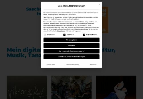 Sascha Walk - Blog in Orange - Mein digitales Leben – Kunst, Kultur, Musik, Tanz und Digitales