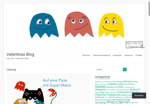 Valentinas Blog – Pop. Netz. Videospiel. Kultur