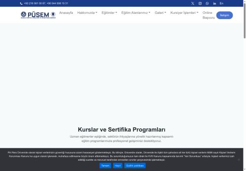 PÜSEM - Sürekli Eğitim Uygulama ve Araştırma Merkezi
