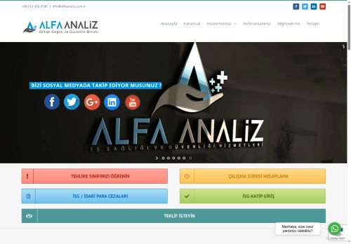Anasayfa - Alfa Analiz OSGB