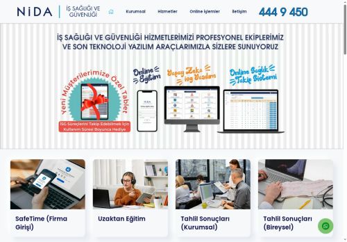 Ortak Sağlık ve Güvenlik Birimi, iş Sağlığı ve Güvenliği - Nida OSGB