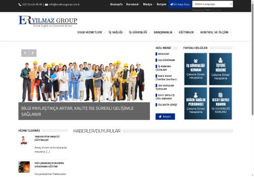 Eryılmaz Group İş Sağlığı ve Güvenliği Danışmanlık Hizmetleri A.Ş.