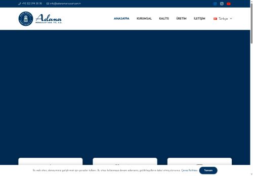 Adana Mensucat – 8 NE ile 40 NE Aralığında İplik Üretimi Yapıyoruz.