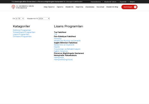 "T.C. Demiroğlu Bilim Üniversitesi Bologna Bilgi Paketi" - T.C. Demiroğlu Bilim Üniversitesi Bologna Bilgi Paketi