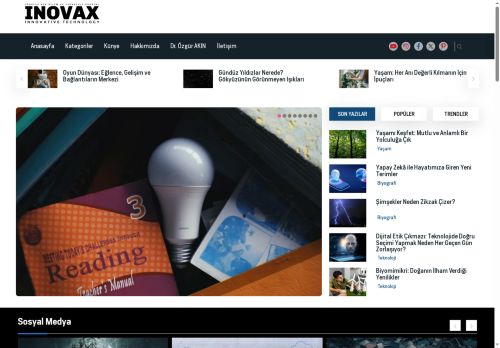 INOVAX | Türkiyenin En Güncel Bilim ve Teknoloji Haberleri