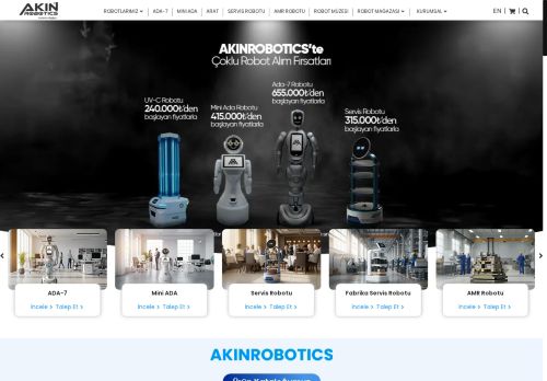AKINROBOTICS | Robot Kiralama, Robot Satın Alma