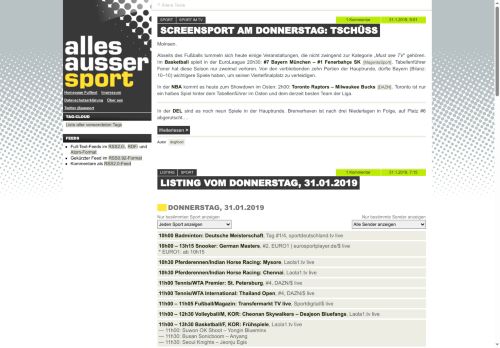 allesaussersport | Das Blog eines TV-Sport-Verrückten