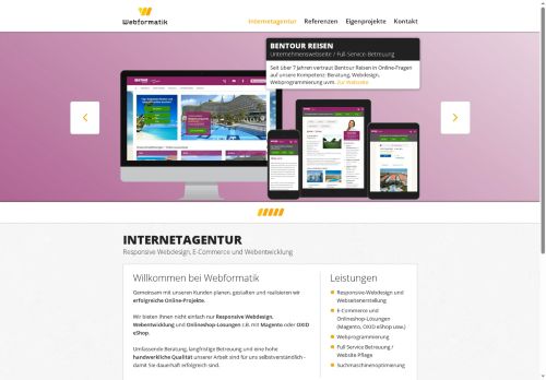 Webdesign & Webentwicklung - Webformatik - Internetagentur in Grimma