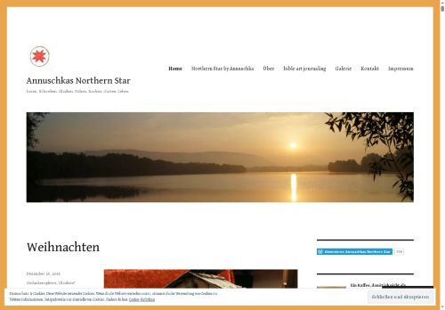 Annuschkas Northern Star – Lesen. Schreiben. Glauben. Nähen. Kochen. Garten: Leben.