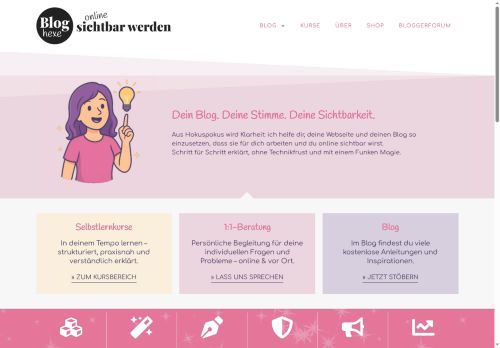 Bloghexe | online sichtbar werden & besser bloggen lernen ✨