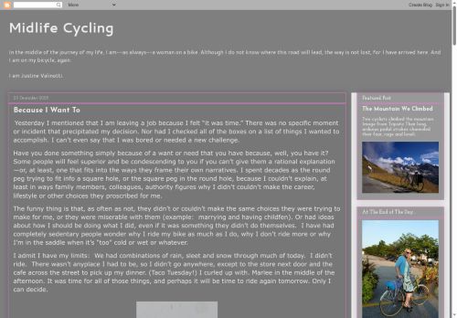 Midlife Cycling
