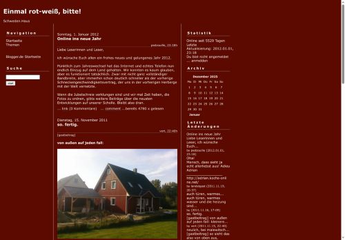 Einmal rot-weiß, bitte!