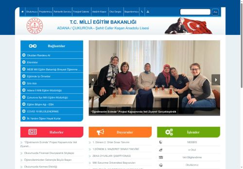 ADANA / ÇUKUROVA - Şehit Cafer Kaşan Anadolu Lisesi