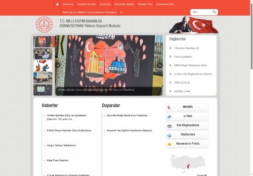 ADANA / SEYHAN - Yıldırım Bayazıt İlkokulu