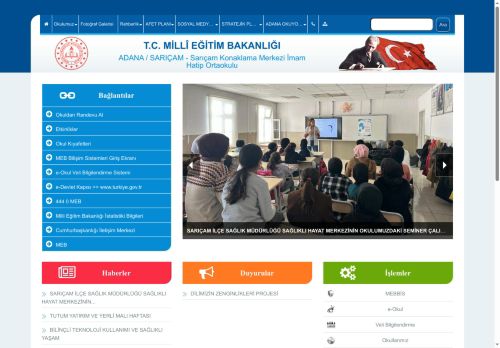 ADANA / SARIÇAM - Sarıçam Konaklama Merkezi İmam Hatip Ortaokulu