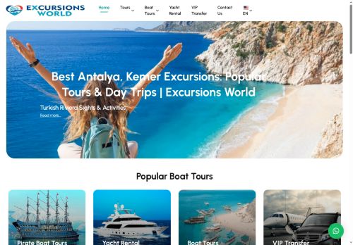 Excursions from Antalya, Kemer — Popular Tours & Boat Trips