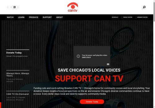 Home - CAN TV : CAN TV