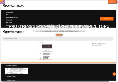 Pickleball Ekipmanları & Pickleball Ürünleri | Dropick