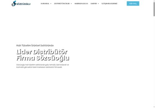 Sözcüoğlu Hızlı Tüketim Ürünlerinde Türkiye'nin Distribütör Firması