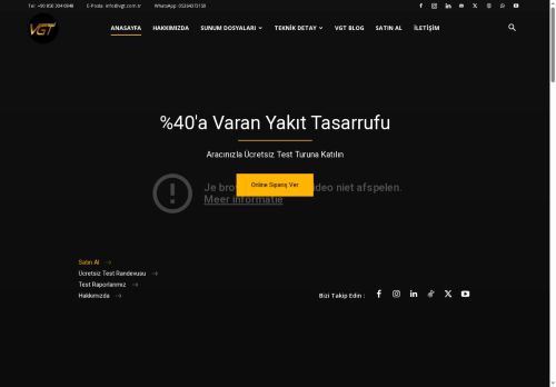 VGT ile Aracınızda %40'a Varan Yakıt Tasarrufu | VGT Yakıt Tasarruf Cihazı