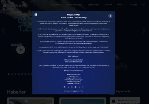 BAYKAR Teknoloji | Türkiye'nin ilk Milli S/İHA'larını geliştiren teknoloji şirketi BAYKAR