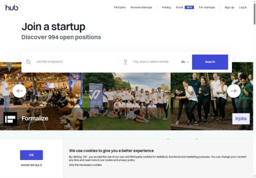 The Hub | Find your next exciting startup job