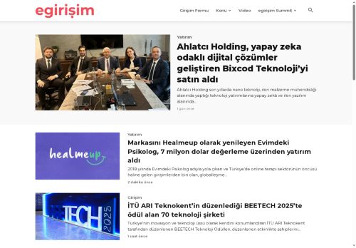 Girişimcilik ve Teknoloji Odaklı Yeni Nesil Medya - egirişim